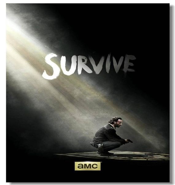 La temporada de Walking Dead SOBREVIVE AMC Art Silk Poster 20x30 24x36 24x437554257