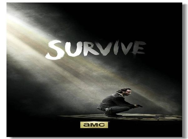 La temporada de Walking Dead SOBREVIVE AMC Art Silk Poster 20x30 24x36 24x435940170