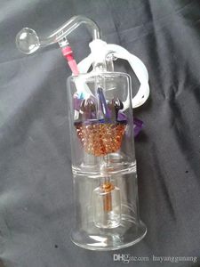 NIEUWE de Waterfles Basket Groothandel Glass Bongs Oliebrander Pijpen Rigs Rookvrij