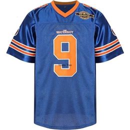 The Waterboy Jersey 9 Bobby Boucher Jerseys Movie Mud Dogs Bourbon Bowl Football 50e anniversaire US Mens Size S3xl 240402