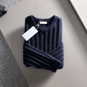 Le célèbre designer conçoit le pull en laine à col rond pour hommes, pull à manches longues, style automne et hiver 2023, pull de loisirs à conservation chaude