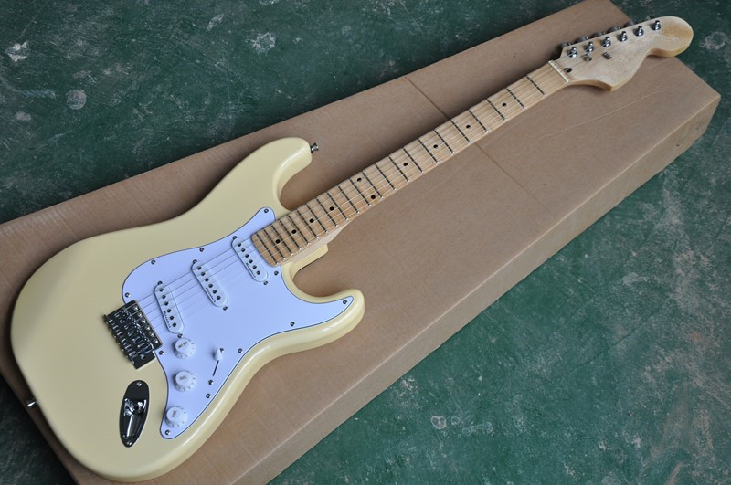 Vendita calda di buona qualità Yngwie Malmsteen chitarra elettrica smerlato tastiera corpo in tiglio bighead dimensioni standard