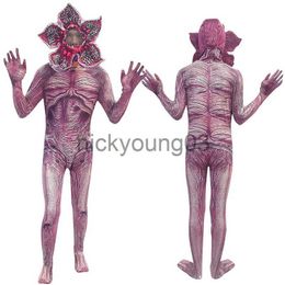 Themakostuum 2022 Halloween-kostuums voor kinderen Stranger Things Cosplay Kostuum Kind Horror Jumpsuits Scarry Zombie Demogorgon Cosplay Kleding x1010