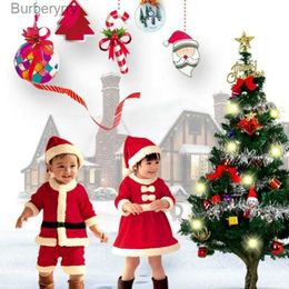 Traje temático 70 cm-160 cm La Navidad para niños viene Trajes de Navidad para niños y niñas de Papá Noel para niños L231010