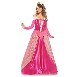 Thème Costume Adulte Aurora Princesse Robe Femmes Halloween Jeu de Rôle 230404