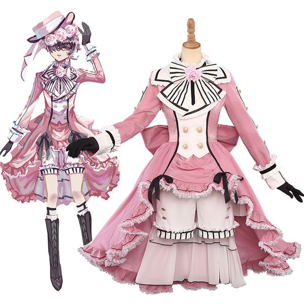 Thème Costume Anime Black Butler Ciel Phantomhive Coplay Loita Victoria Robe Halloween Costume De Fête 230705