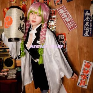 Traje temático Anime Demon Slayers Cosplay Kimetsu No Yaiba Anime Kimono Kanroji Mitsuri Cosplay Disfraz Halloween Fiesta de rol Adulto Niños Regalo 230914