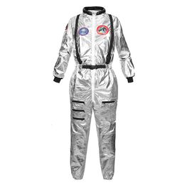 Costume à thème Costume d'astronaute adulte argent Costume d'astronaute grande taille femmes costume spatial fête habiller Costume costume d'astronaute adultes blanc 230921