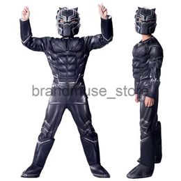 Costume à thème panthère noire Costume de Cosplay pour enfants nouveau Captain America Avengers Performance balle Halloween J231024