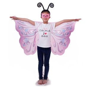 Disfraz temático Capa de mariposa 110X60Cm Capa Satincostume Capas de cosplay de Halloween Niños Entrega de la gota 2022 Disfraces de ropa Dhp1T