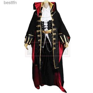 Costume à thème Castlevania Dhampir Alucard, uniforme de Cosplay, tenue d'halloween, noël, sur mesure, toutes tailles, L231013