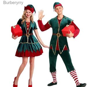 Thème Costume Noël Cosplay Arbre Venez Carnaval Fête Vert Femme Homme Couple Hiver Chaud Scène Performance Photo Dio Props ClothesL231010