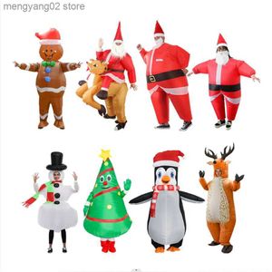 Thème Costume Noël Table drôle Vient Bonhomme en pain d'épice Père Noël Elk Bonhomme de neige Arbre Pingouin Adulte Enfant Halloween Carnaval Fête T231013