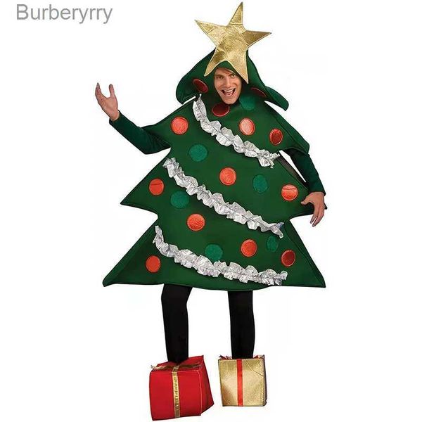 Traje temático La puesta en escena de Navidad viene cosplay Ropa de muñeca de árbol de Navidad de Halloween con cubre pies L231010