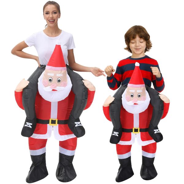 Traje temático Árbol de Navidad Adulto Niños Papá Noel Disfraces inflables Fiesta de Halloween Mascota Fancy Juego de rol Disfraz para hombre Mujer 231113