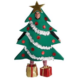 Costume à thème Costume d'arbre de Noël Cosplay Costume gonflable unisexe pour costume de performance sur scène drôle Accessoires de chaussures en forme de cadeau 231130