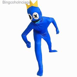 Themakostuum Kom Kinderen Jongens Blauw Monster Wiki Cosplay Horror Spel Halloween Jumpsuit Carnaval Verjaardagsfeestje Kom GiftL231011