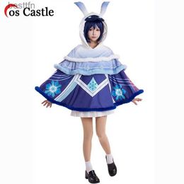 Themakostuum Cos Castle Game Genshin Impact Abyss Mage Cosplay Come Cape Monster Ice Mage Order of The Abyss Kerstmis Nieuwjaar CloakL231013