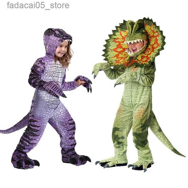 Costume à thème Cosplay Dinosaure pour enfants Come World Tyrannosauru Cosplay Combinaisons Stage Party Cos Costumes pour enfants Cadeaux de Noël 2023 nouveau Q240130