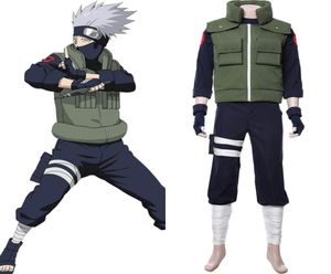 Themakostuum Cosplaykostuum Hatake Kakashi Uniform Cosplaykostuum Op maat gemaakt voor jongens Mannen Adult1879733