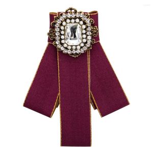 Thème Costume Costumebuy Bijoux Bowknot Bows Cravat Bowtie Ribbon Pour Homme Cravates Pins Broches Outfit Badge Victorien Femmes Chemise