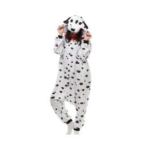 Themakostuum Dalmatische hond dames039s en Men039s dier kigurumi polair fleece voor Halloween carnavaljaar feest welkom druppel 404604 otsqd