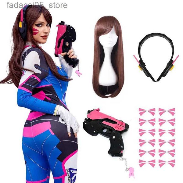 Traje temático DVA Cosplay Ven Body Zenti Juego Mujeres Sexy Adulto Monos Peluca Pistola Auricular Traje completo Fiesta de Halloween Viene Ropa Q240130