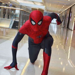 Traje temático Lejos de casa Traje Superhéroe Zentai Traje Spider Man Cosplay para Hombres Mujeres Mono Traje Carnaval Fiesta Disfraces 220914H