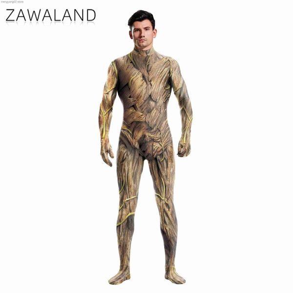 Thème Costume Mode Hommes Combinaisons Paillettes Motif Cosplay Venez Adulte Zentai Fitness Bodys Fermeture À Manches Longues Tenue De Fête Halloween T231013