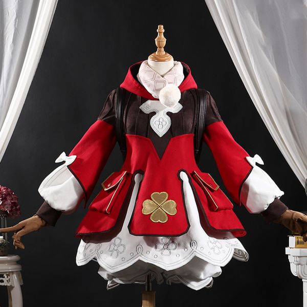 Thème Costume Genshin Impact Klee Spark Knight Mignon Uniforme Jeu de Rôle Halloween Livraison Gratuite 230404