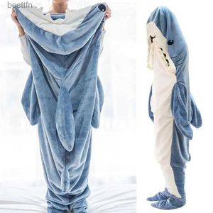 Themakostuum Grijs Blauwe Haai Onesies Cos Pak Volwassen Cosplay Pyjama Cartoon Halloween Kom Nachtkleding Jumpsuit KinderkledingL231007