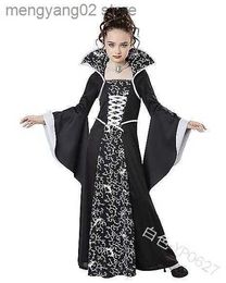 Costume à thème Halloween Come for Kids Halloween Fantasy Vampire Come Girls Witch Cosplay Vêtements de performance pour enfants pour la fête T231011