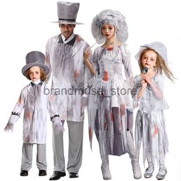 Thème Costume Halloween costume horreur taille gris vampire mariée maquillage balle cosplay zombie ensemble J231024