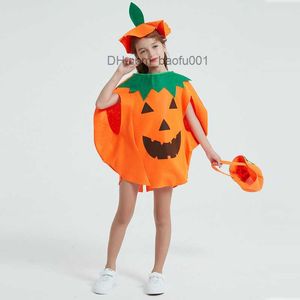 Thème Costume Halloween jeu de rôle enfants viennent avec des lanternes Jack adulte citrouille chapeau haut de forme sac à main ensemble accessoires de maquillage 2022 nouveaux cadeaux de vacances Z230804