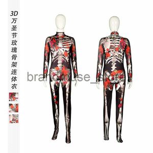 Traje de tema Halloween Juego de rol Ropa futurista Mono ajustado Mono sexy Cos Mono Mujer J231024