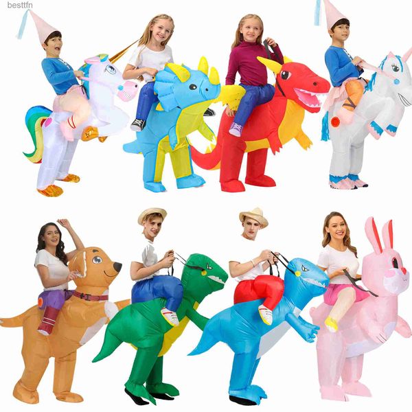 Traje temático HOT Anime Dinosaur Table Come Party Mascot Alien Viene Traje Disfraz Cosplay Halloween Viene para Mujeres Niños DressL231007