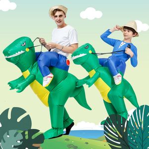 Disfraz temático Disfraz de dinosaurio inflable para niños pequeños Niños Niñas Adultos Fiesta navideña Disfraces de cosplay Disfraz de animal Disfraz de dinosaurios divertidos 230322