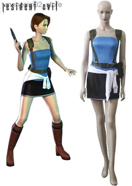 Costume à thème Jill Valentine Cosplay, ensemble complet sur mesure pour filles, fête d'halloween, Cosplay Q240307