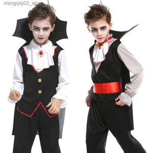 Themakostuum Kinderen Halloween Jongens Vampier Komen Cosplay Dress Up Props Vampier Prestaties Carnaval Party Q231010