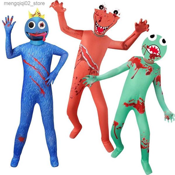 Traje temático Niños Halloween Viene Anime Rainbow Friend Juego Cosplay Ropa Niños Niñas Body Dibujos animados Carnaval Regalo de cumpleaños para niños Q231010