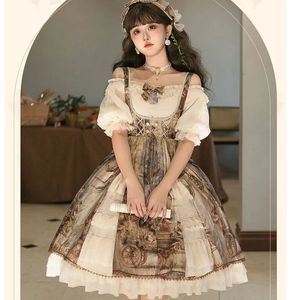 Disfraz temático Pintura al óleo de Kloria ~ Vestido clásico Royal Lolita JSK de YLF 230927