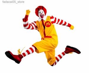 Traje temático McDonald Cosplay Ven Ronald McDonald Ven Fiesta de disfraces Payaso Personaje Bienvenido Ven Adulto Q240130