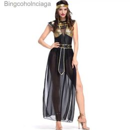 Themakostuum Middeleeuwse koningin Cleopatra komt voor volwassen vrouwen Oude Egyptische farao Cosplaykleding Halloween Egypte Prinses Fancy DressL231013