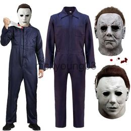 Themakostuum Michael Myers-kostuum voor volwassenen Halloween Cosplay Horror Killer Overall Rekwisieten met masker x1010