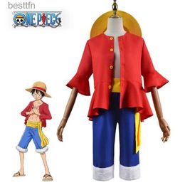 Themakostuum Monkey D. Luffy cos kleding One Piece party komt twee jaar later cosplay kleding str hoeden schoenen kleding anime kledingL231013