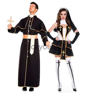 Themakostuum Meerdere koppels Middeleeuwen Priester Nun gewoonte Kostuum Kerk Religieus klooster Cosplay Cosplay Fancy Party Dress Carnival Halloween X1010