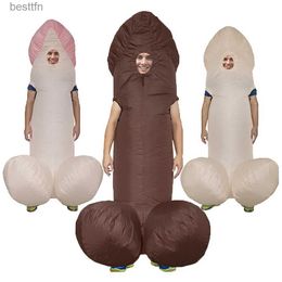 Thema kostuum penis tafel komt voor volwassen sexy lul jumpsuit grappige jurk disfraz vakantie paty halloween anime cosplay suitl231007