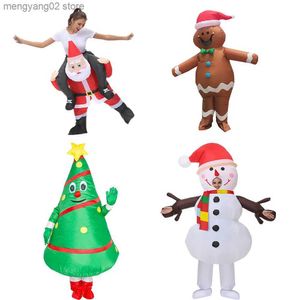 Costume de thème Table d'arbre de Noël du Père Noël Venez pour les hommes adultes Femmes Robe mignonne drôle pour les vêtements de fête de carnaval de Noël T231011
