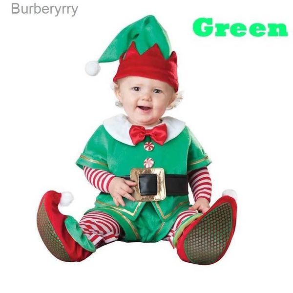 Costume à thème Santa Elf Halloween Noël Cosplay Venez Ensemble de vêtements Noël Noël Bébé Enfants Elk Bonhomme de neige Décor d'arbre de Noël CombinaisonL231010