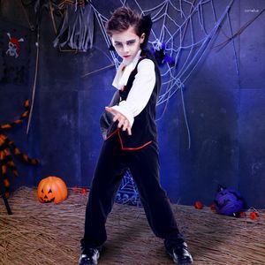 Costume à thème SHICAI Vampire petit Costume aristocratique accessoires de déguisement de fête de noël Halloween fantaisie Cosplay enfant